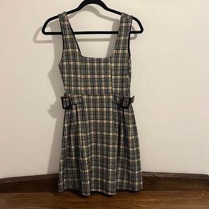 Top shop Plaid mini dress
